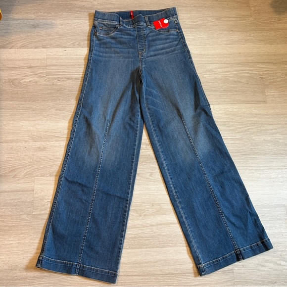 Spanx Women’s Seamed Front Wide Leg Pant - Large Tall - Picture 2 of 5